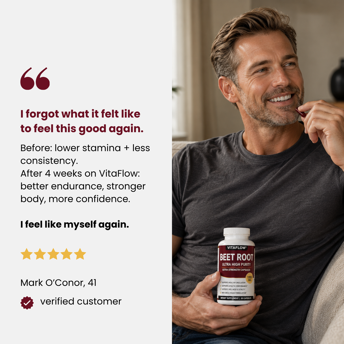 VitaFlow™ Men's Performance & Vitality Capsules