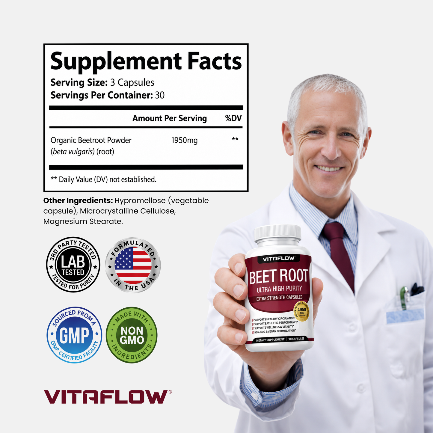 VitaFlow™ Men's Performance & Vitality Capsules