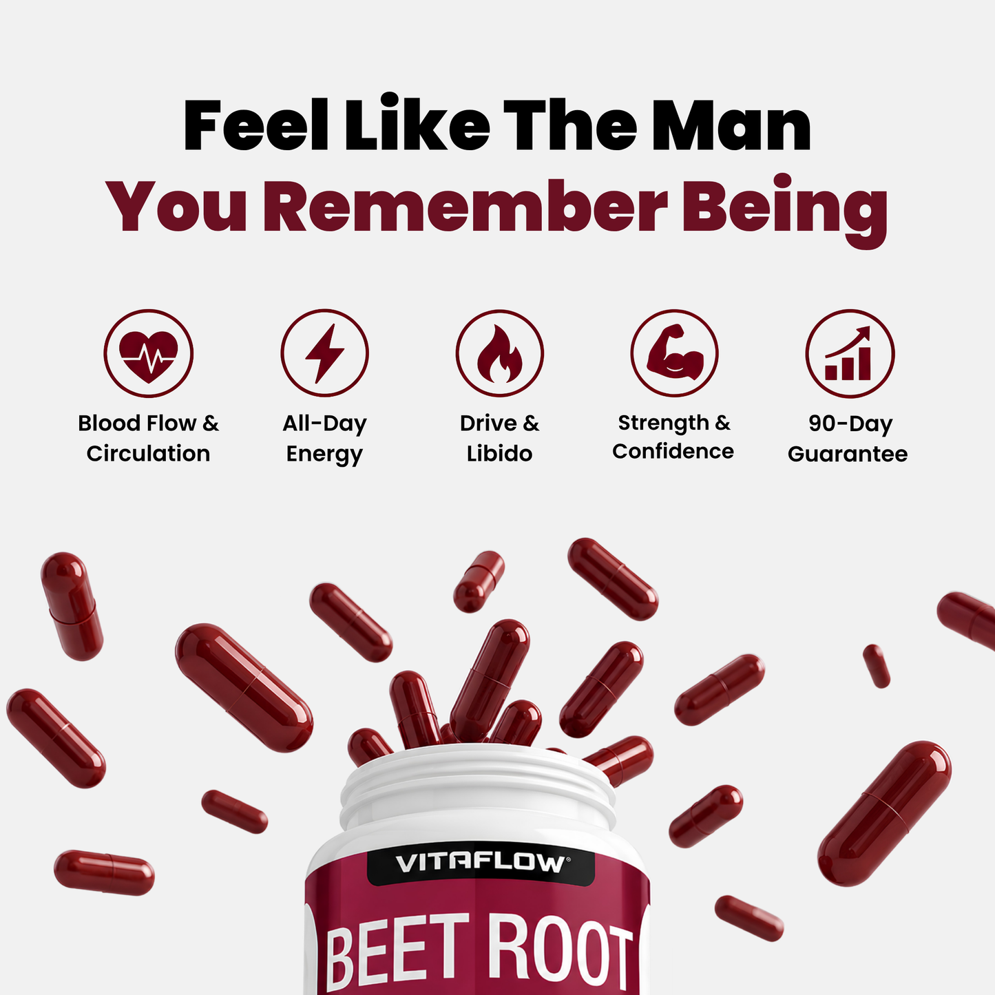 VitaFlow™ Men's Performance & Vitality Capsules
