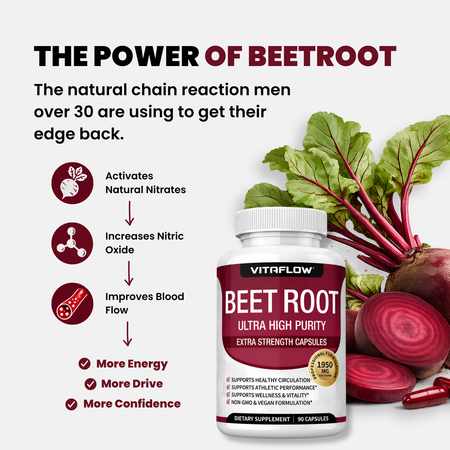 VitaFlow™ Men's Performance & Vitality Capsules